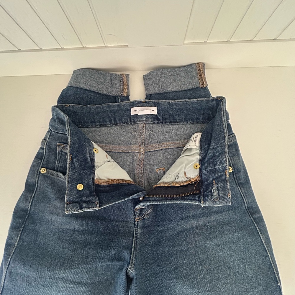 Good American Blue High Rise Jeans